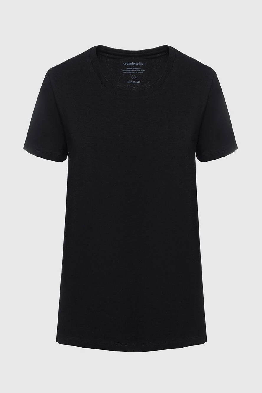 Organic Basics black women's cotton t-shirt 149009 - photo 1