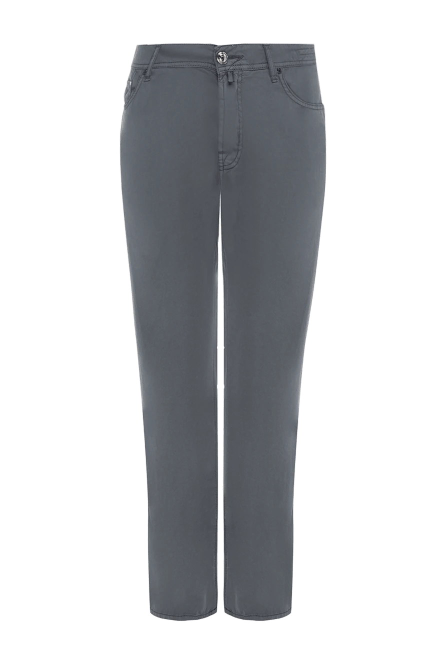Jacob Cohen gray cotton and silk jeans for men 151386 - photo 1