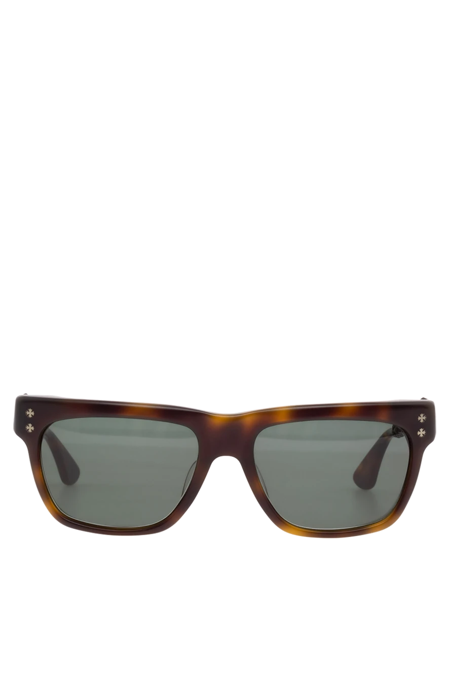 Chrome Hearts сонцезахистні окуляри чоловічі коричневі класичні 152711 - фото 1