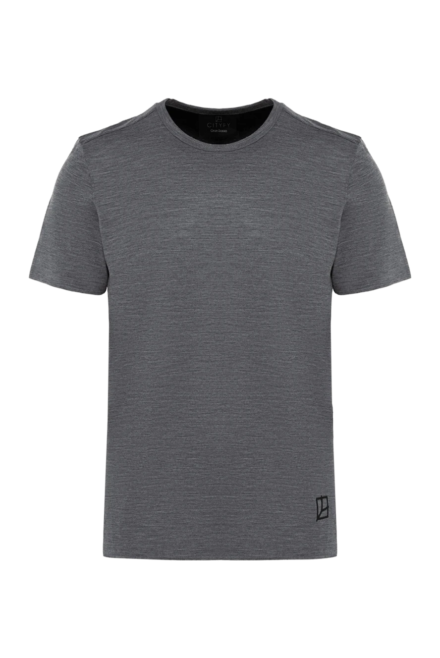 Gran Sasso gray wool t-shirt for men 153783 - photo 1