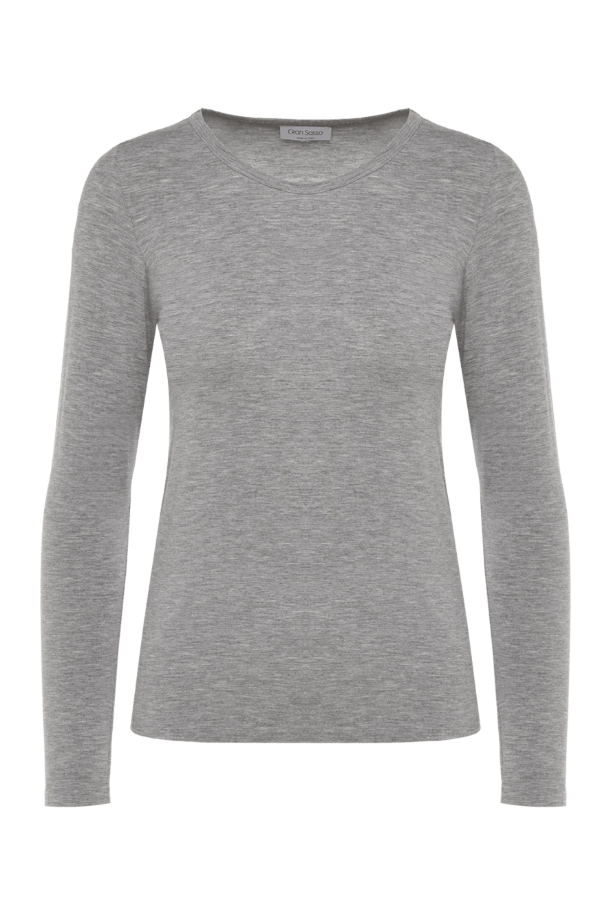 Gran Sasso viscose jumper gray for women 153806 - photo 1