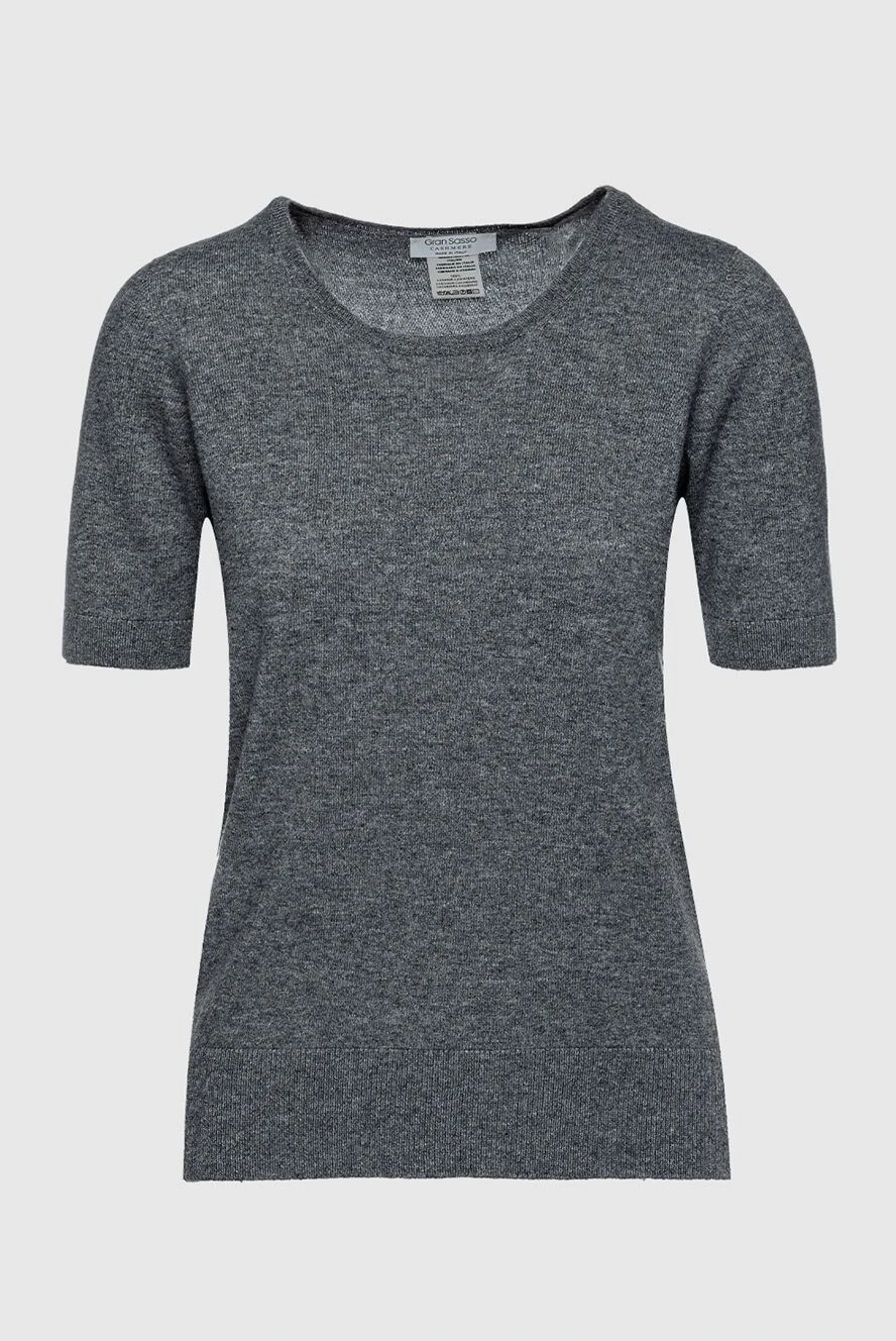 Gran Sasso dark gray womens cashmere jumper t-shirt 157487 - photo 1