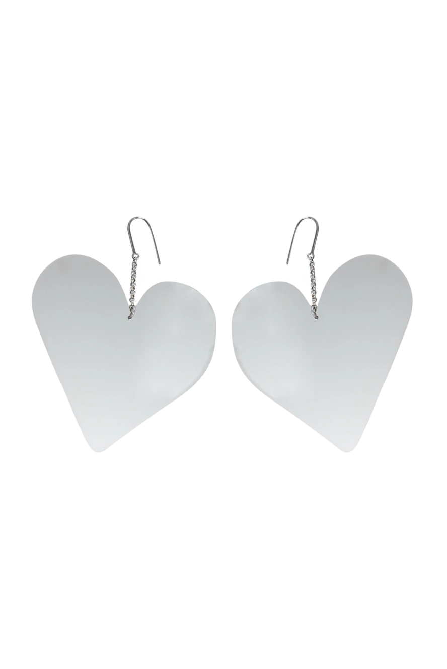 Isabel Marant large gray earrings for women in the shape of a heart 160348 - photo 1