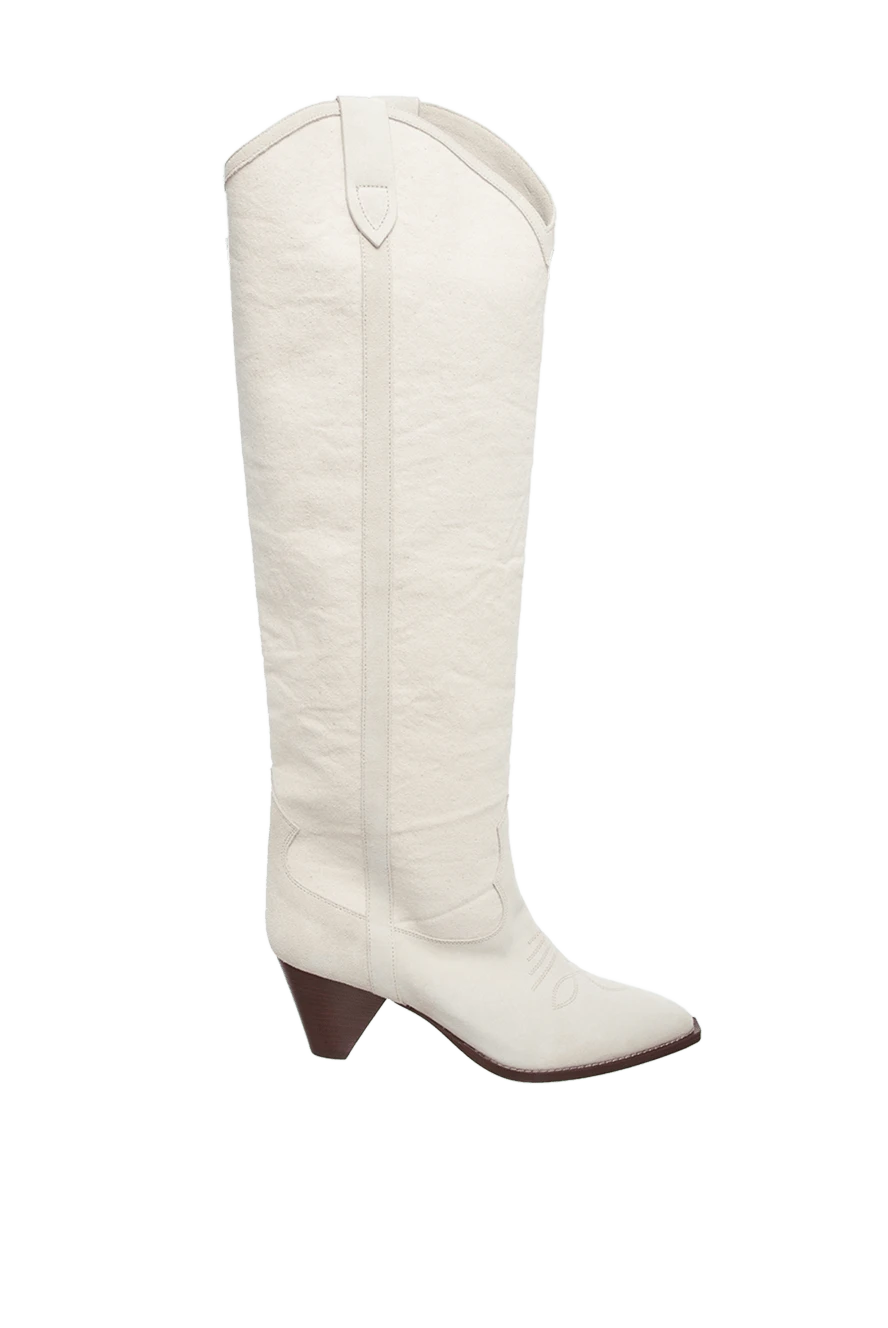Isabel Marant boots women's high with slanted heel white 160355 - photo 1