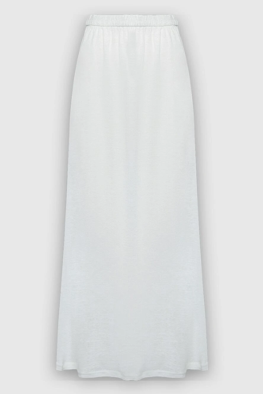 Gran Sasso women's wide linen pants white 160946 - photo 1