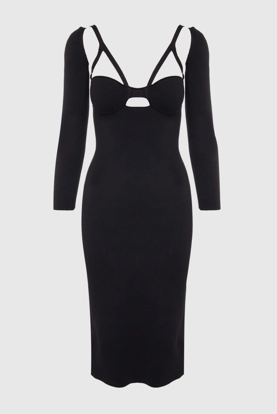 Khaite frida matte jersey dress black 166453 - photo 1