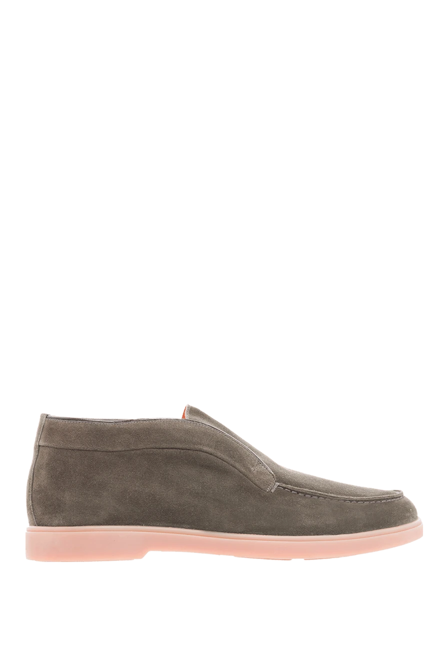 Santoni brown nubuck loafers for men 166731 - photo 1
