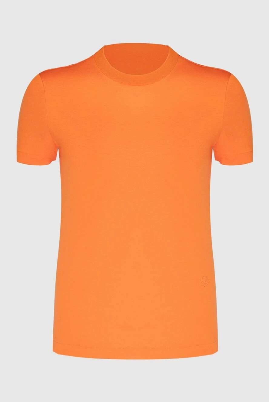 Loro Piana футболка из хлопка оранжевая женская оранжевая 169188 - фото 1