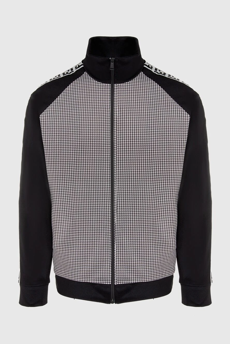 Fendi sports sweatshirt made of polyester cotton black for men 170195 - photo 1