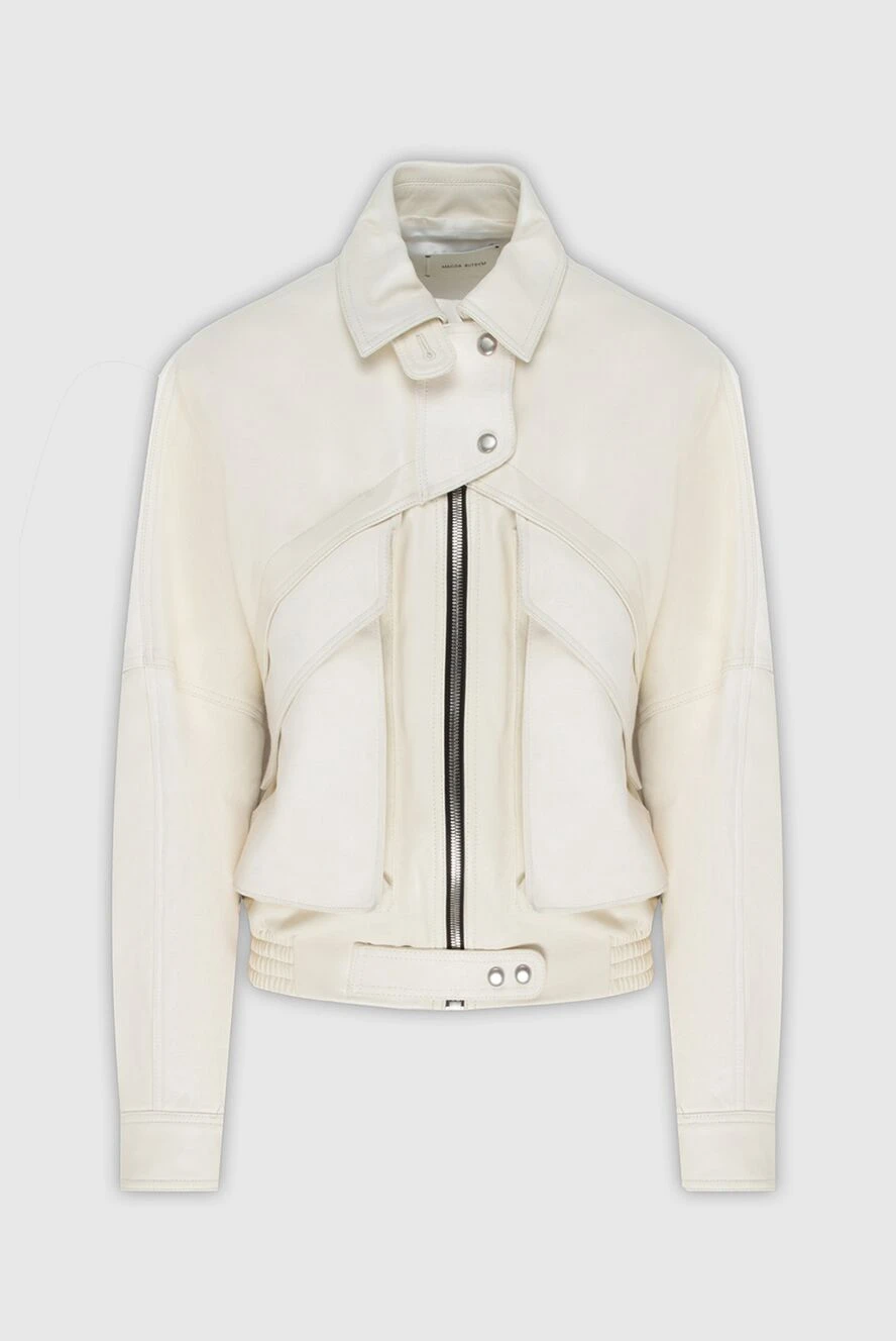 Magda Butrym beige women's jacket with patch pockets 170797 - photo 1