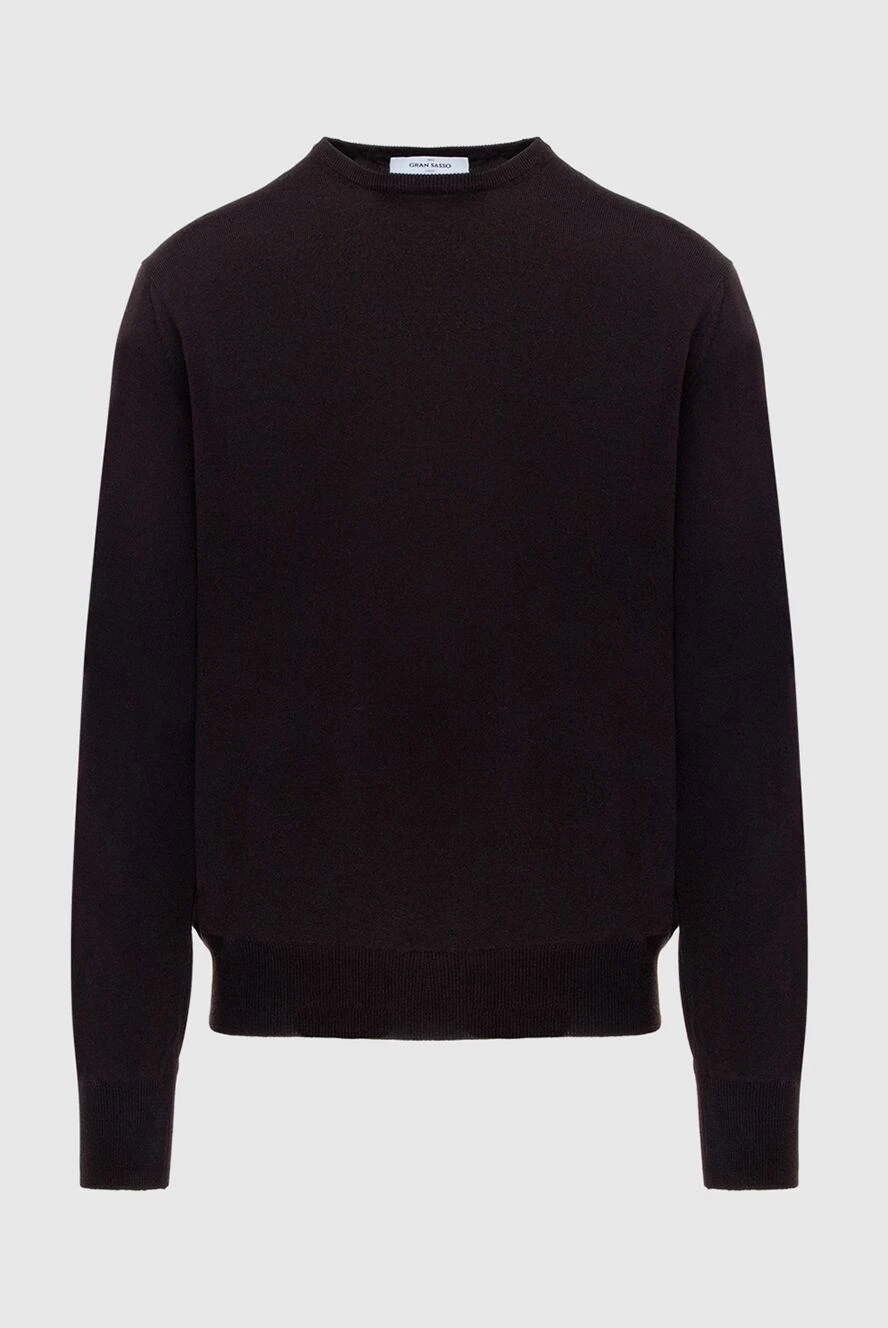Gran Sasso dark brown wool sweater men's 171364 - photo 1