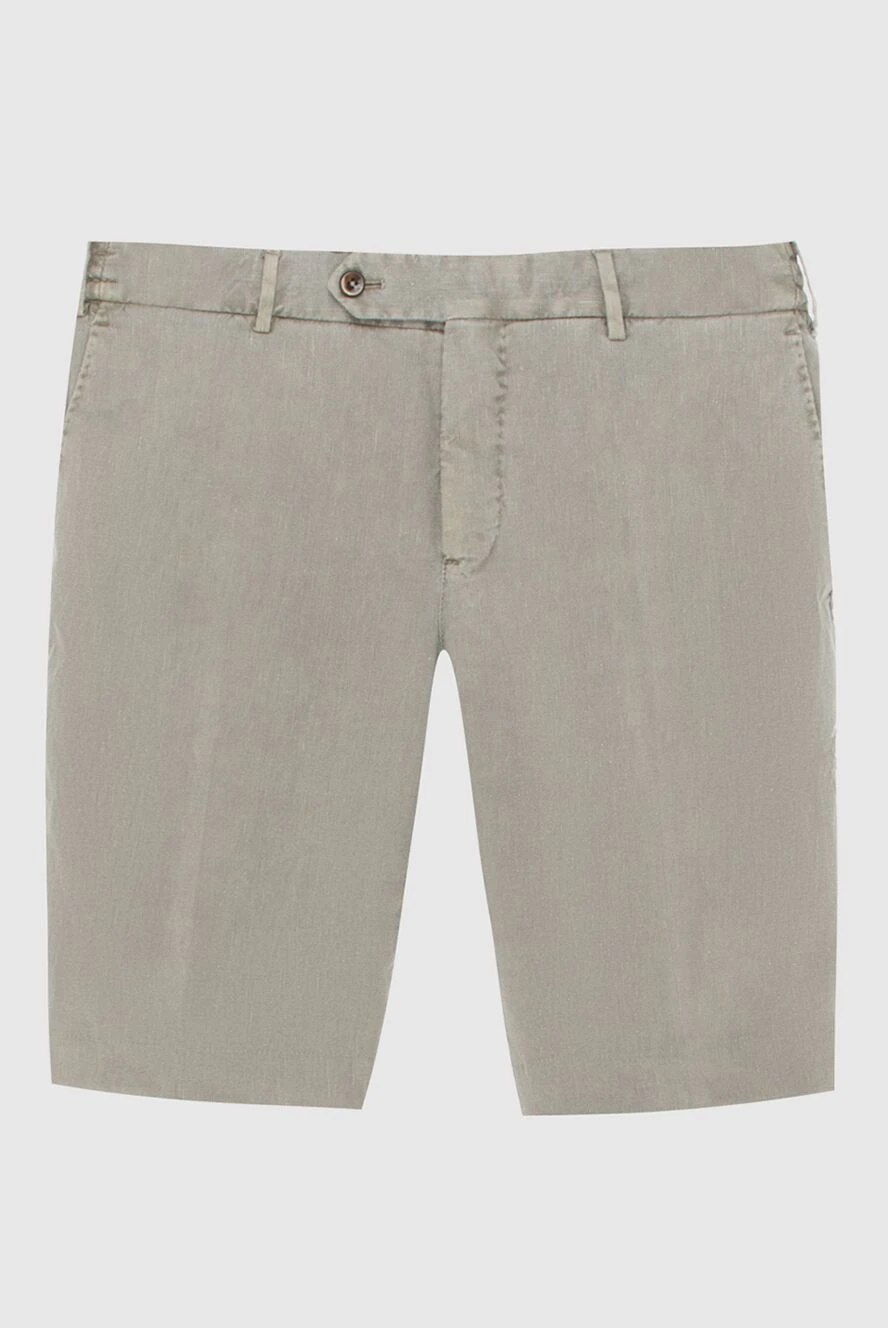 PT01 (Pantaloni Torino) мужские бежевые шорты 172796 - фото 1