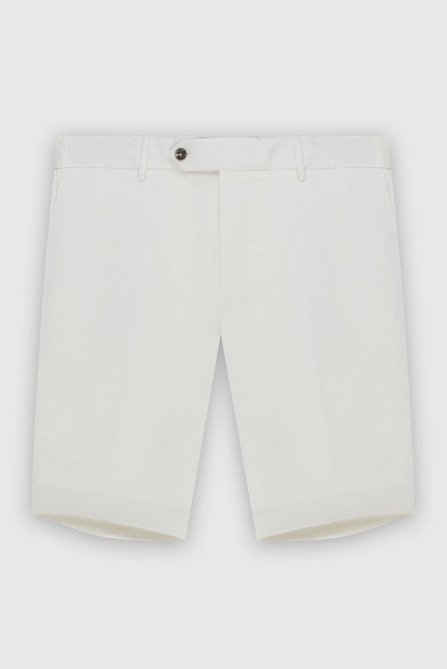 PT01 (Pantaloni Torino) мужские белые шорты 172798 - фото 1