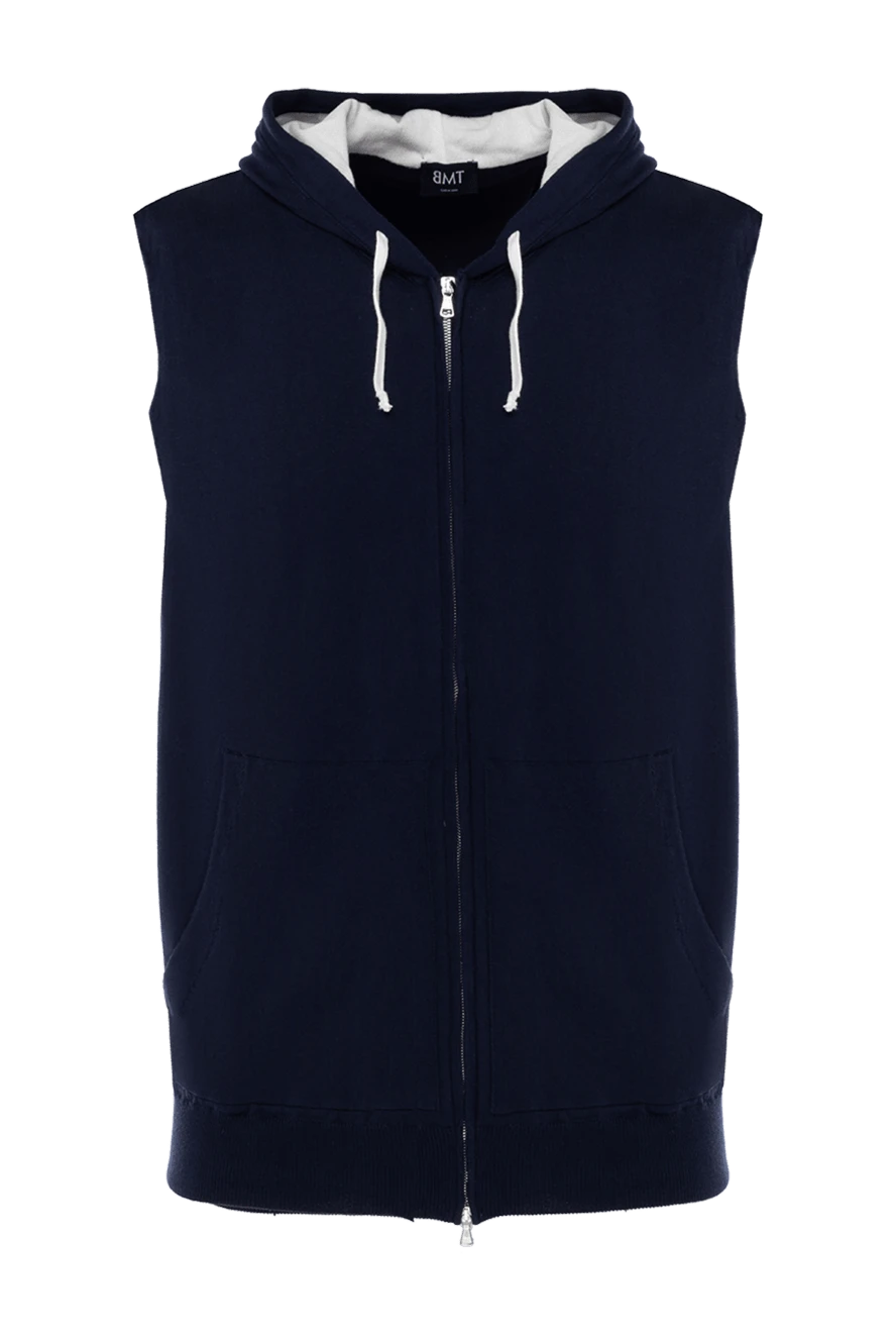 Tombolini blue cotton vest for men 172867 - photo 1
