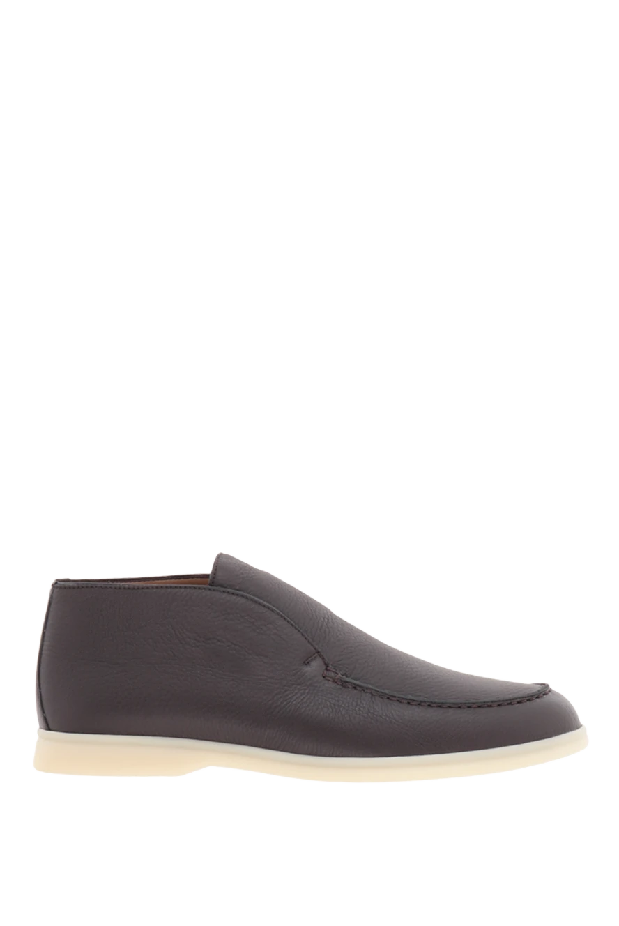 Loro Piana дезерты из кожи коричневые мужские 176017 - фото 1