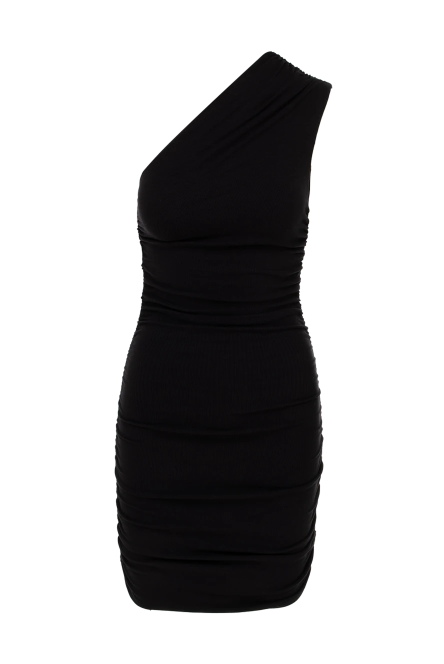 The Andamane black draped dress with an open shoulder women's 176065 - photo 1