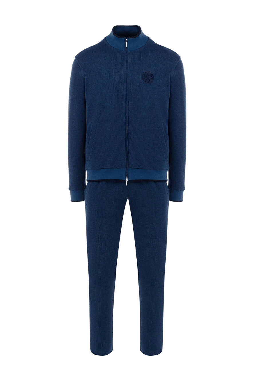 Roger Pinault men's blue walking suit made of cotton 176317 - photo 1