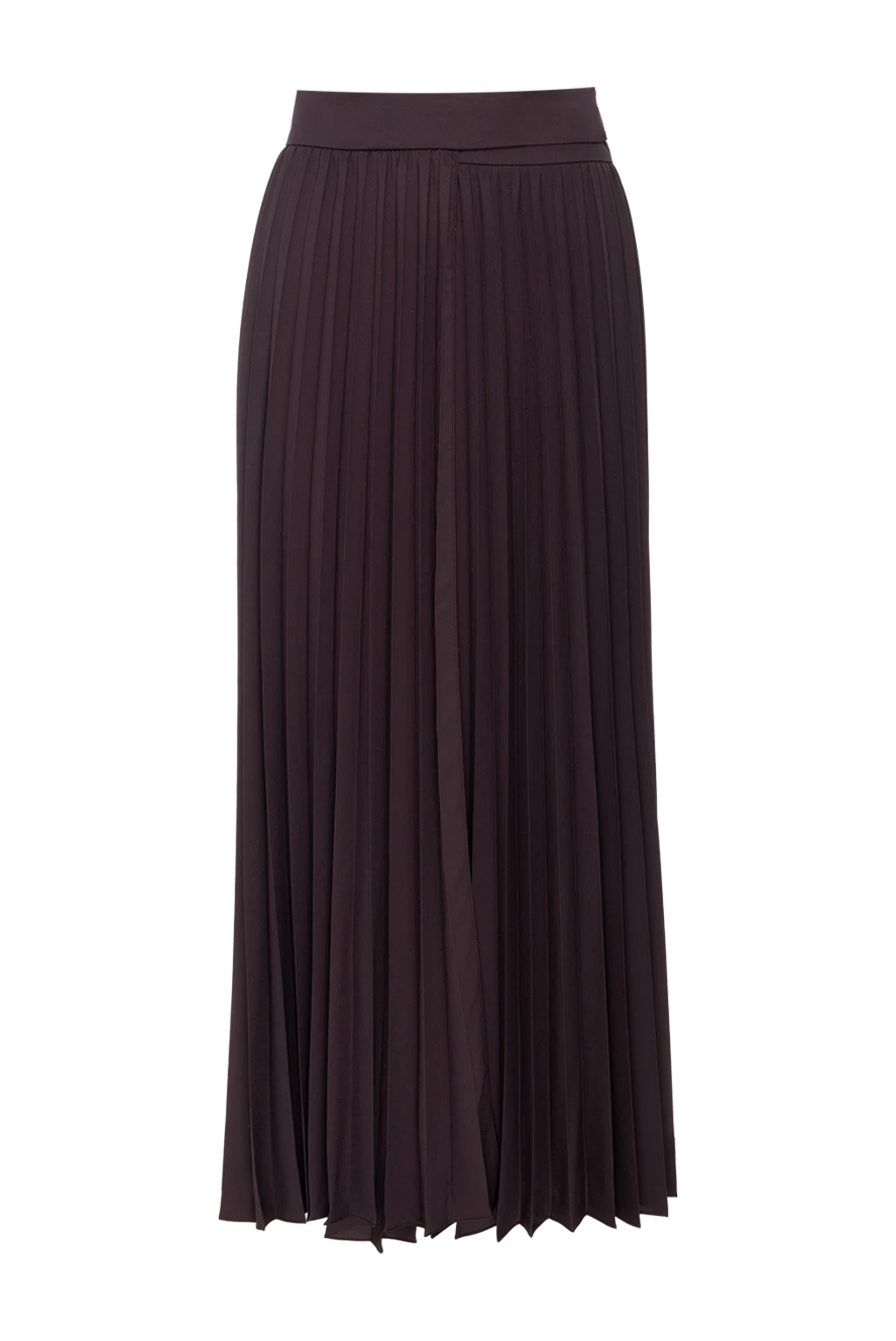 P.A.R.O.S.H. brown polyester skirt for women 176380 - photo 1