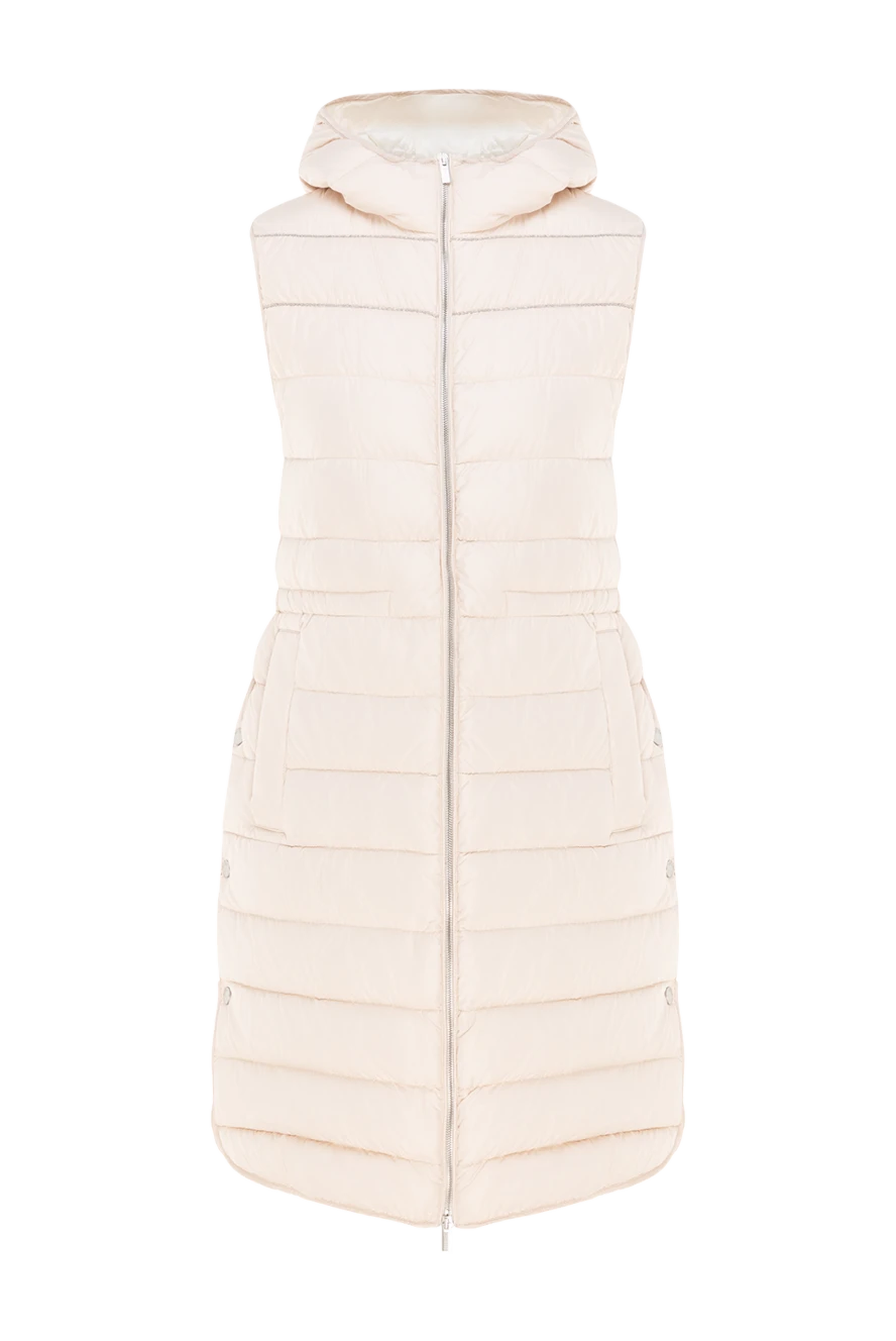 Peserico polyester vest for women beige 176618 - photo 1
