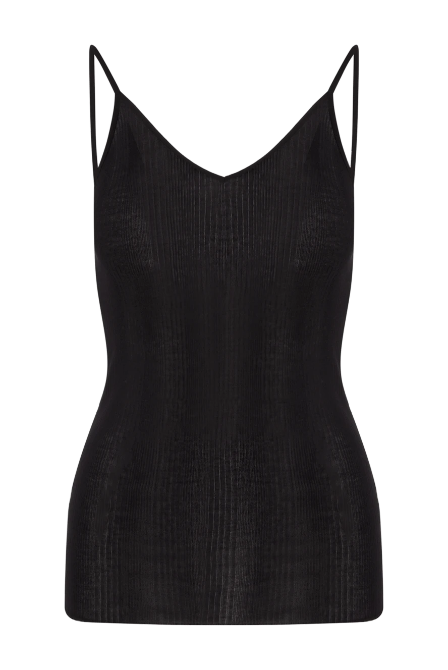 Khaite women's cotton and polyamide top in black 176778 - photo 1