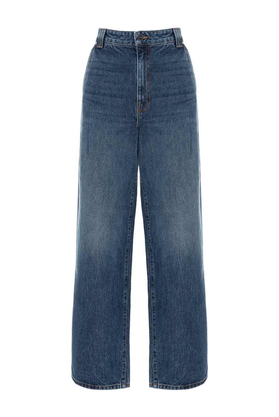 Khaite women's blue jeans made of cotton 176782 - photo 1