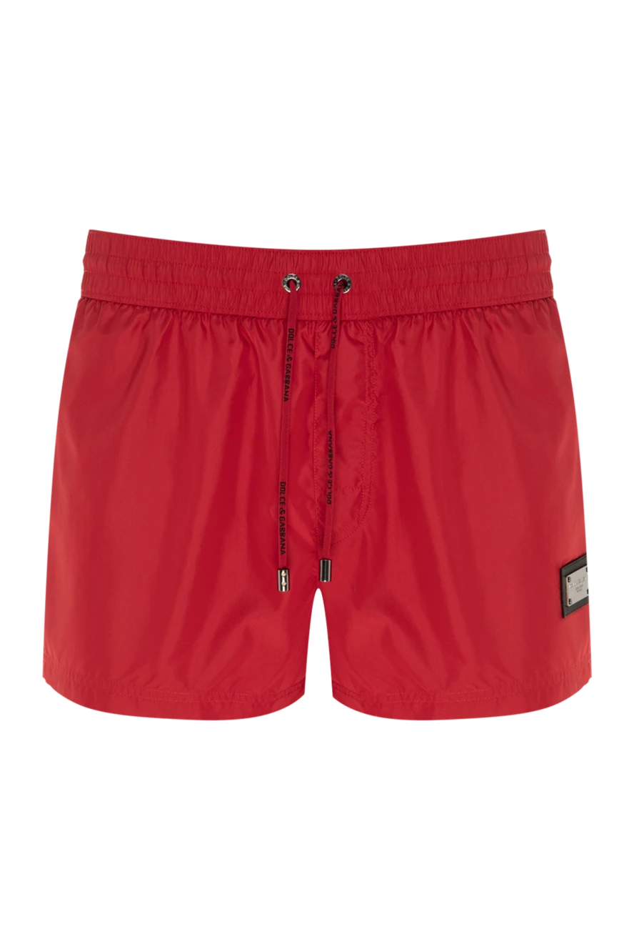 Dolce & Gabbana red polyester beach shorts for men 177097 - photo 1