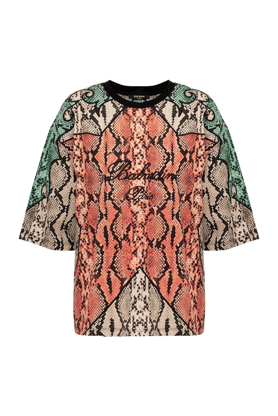 Balmain women's cotton t-shirt black 177234 - photo 1