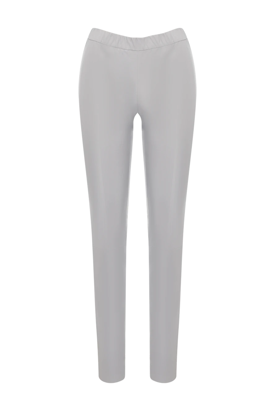 Max&Moi women's gray leggings made of genuine leather 177309 - photo 1