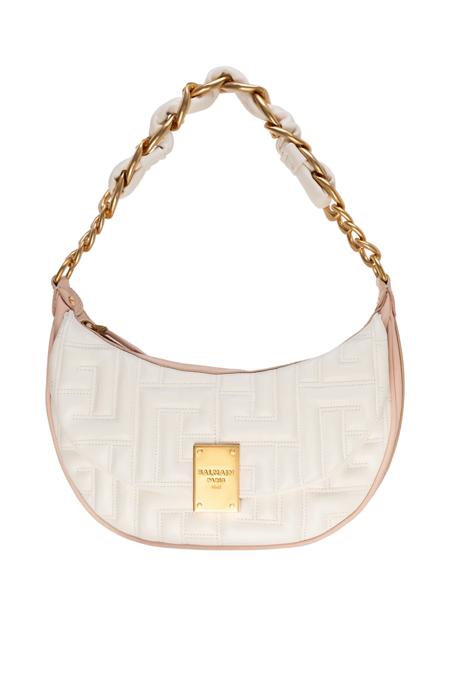 Balmain women's beige leather bag 177561 - photo 1