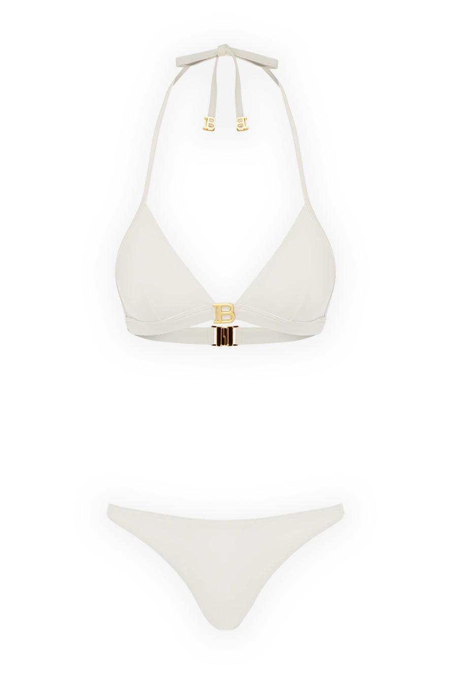 Balmain white two-piece swimsuit made of polyamide and elastane. 177854 - photo 1