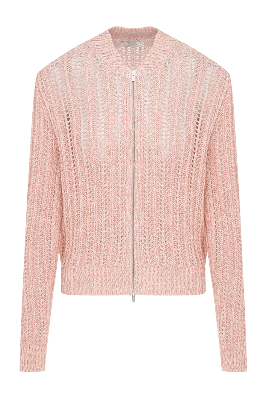 Peserico orange cotton and polyester cardigan for women 178171 - photo 1