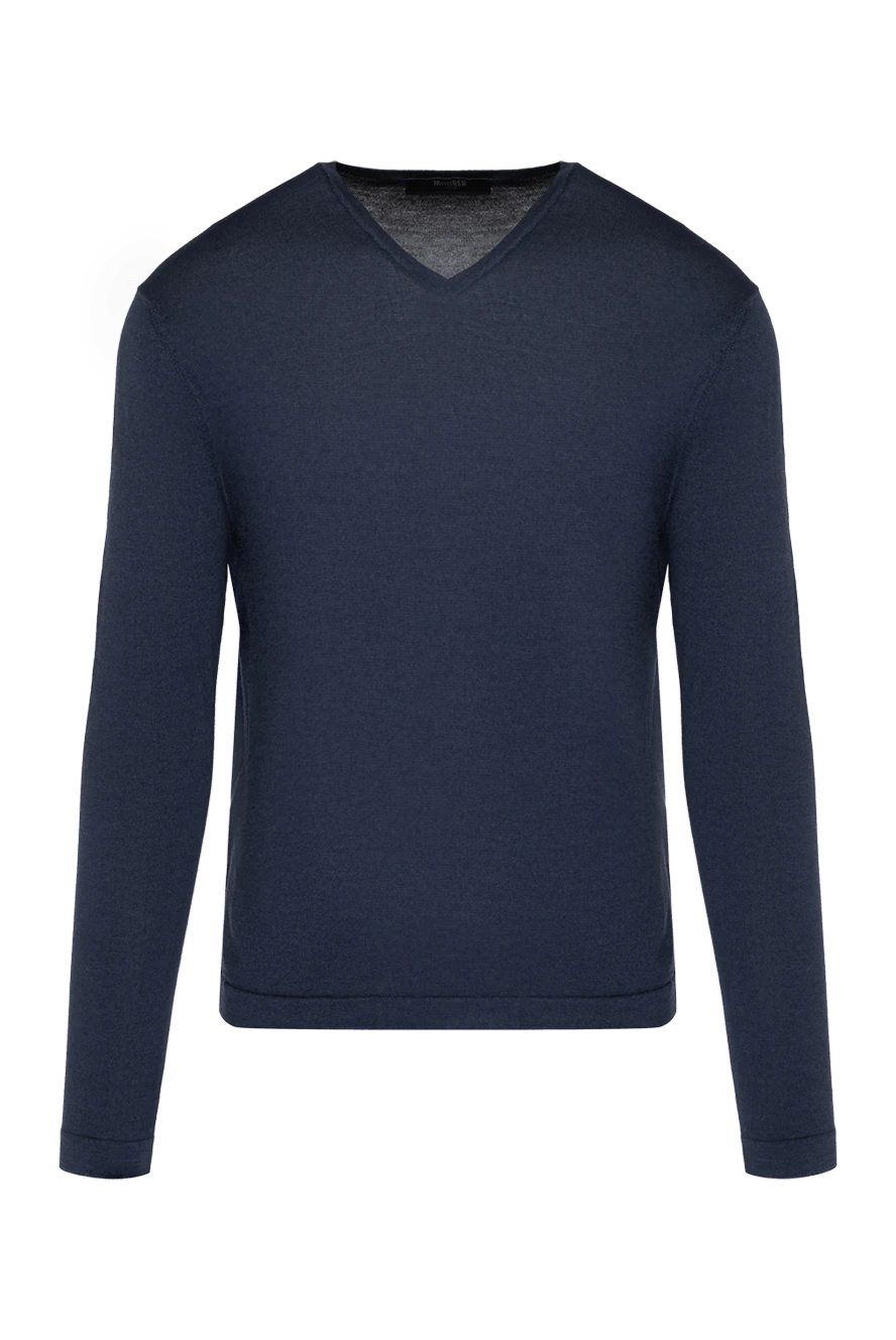 Moorer blue men's jumper made of wool 180111 - photo 1