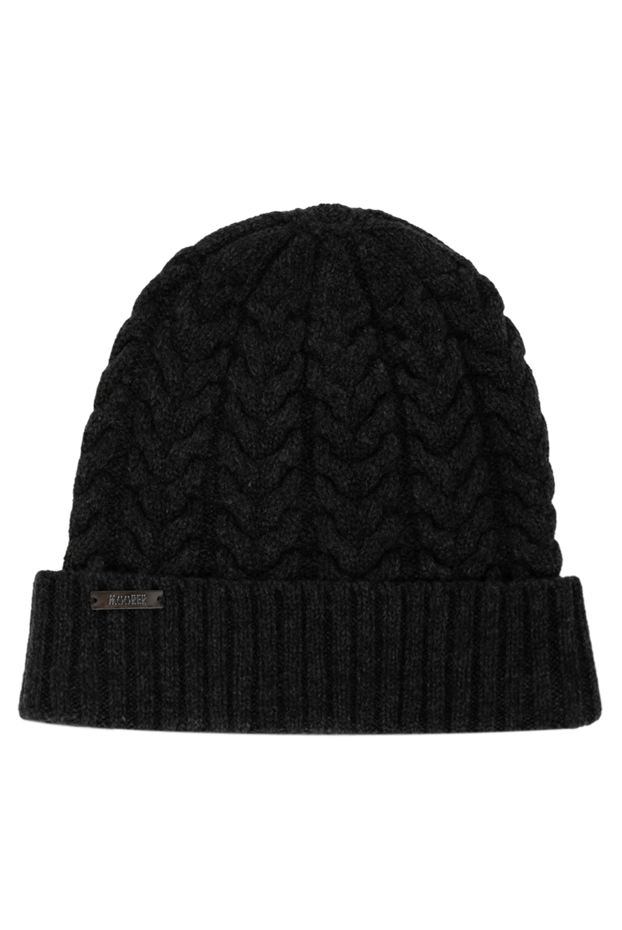 Moorer women's gray cashmere hat 180305 - photo 1