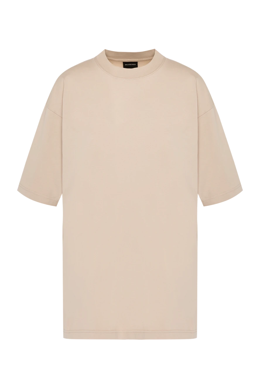 Balenciaga beige cotton t-shirt for women 180457 - photo 1