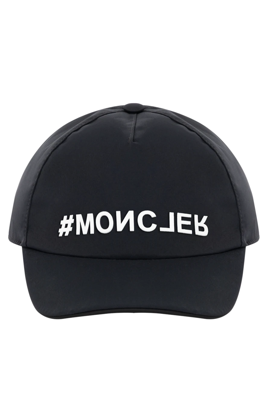 Moncler кепка чоловіча чорна 180588 - фото 1