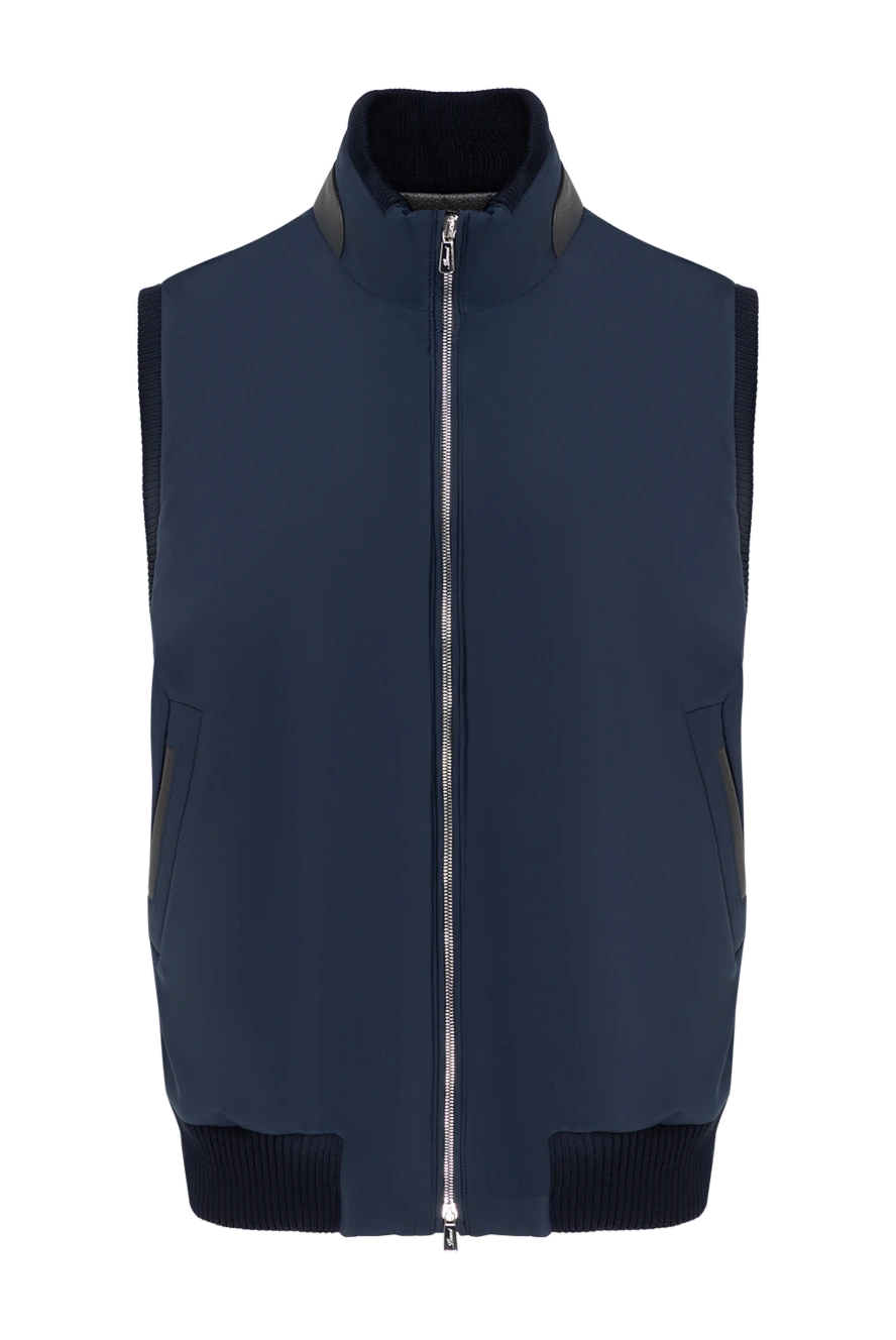 Lenoci men's blue vest with zipper 185163 - photo 1