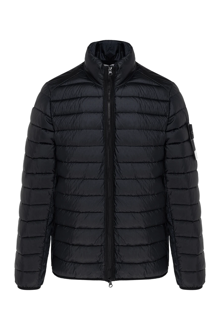 Stone Island чоловіча синя стьобана куртка 185391 - фото 1