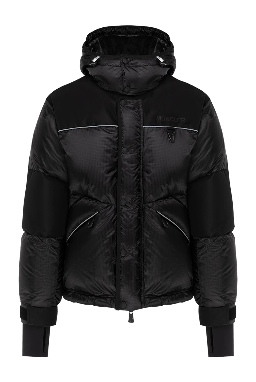 Moncler куртка чоловіча чорна з логотипом 185394 - фото 1