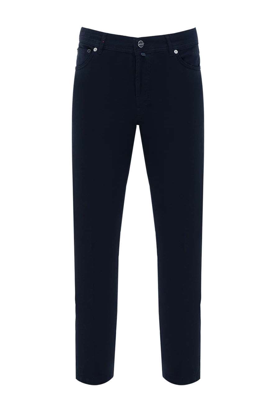 Kiton сині чоловічі джинси з логотипом 185684 - фото 1