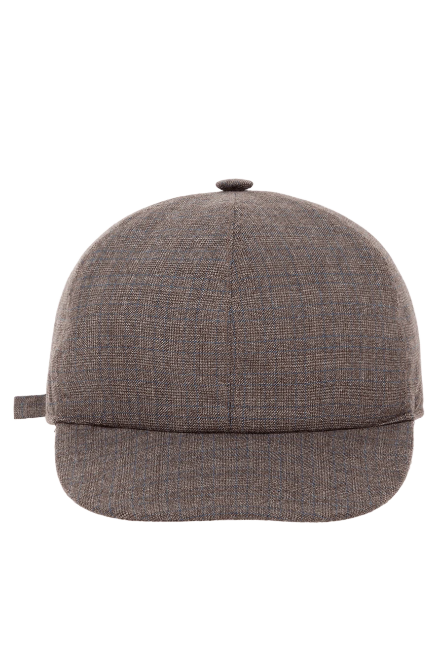 Kiton cashmere cap warm brown 185704 - photo 1
