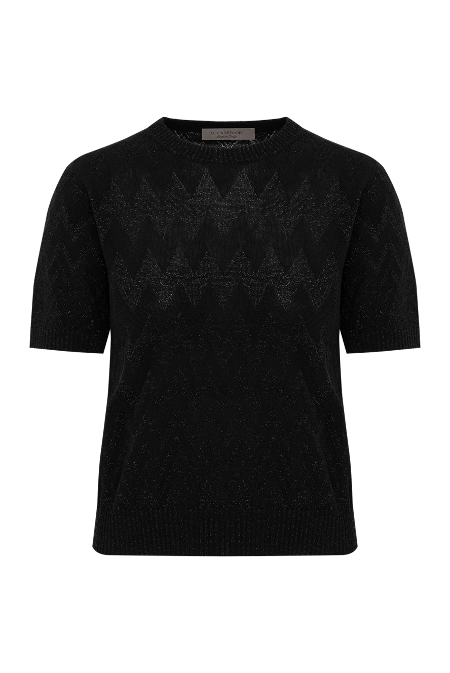 D.Exterior jumper with short sleeves women's black 186492 - photo 1