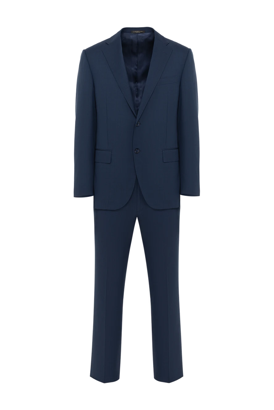 Corneliani stylish men's blue wool suit 186547 - photo 1