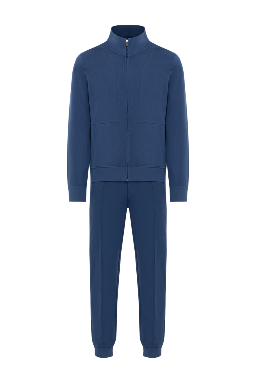 Corneliani спортивный костюм мужской синий на молнии 186626 - фото 1