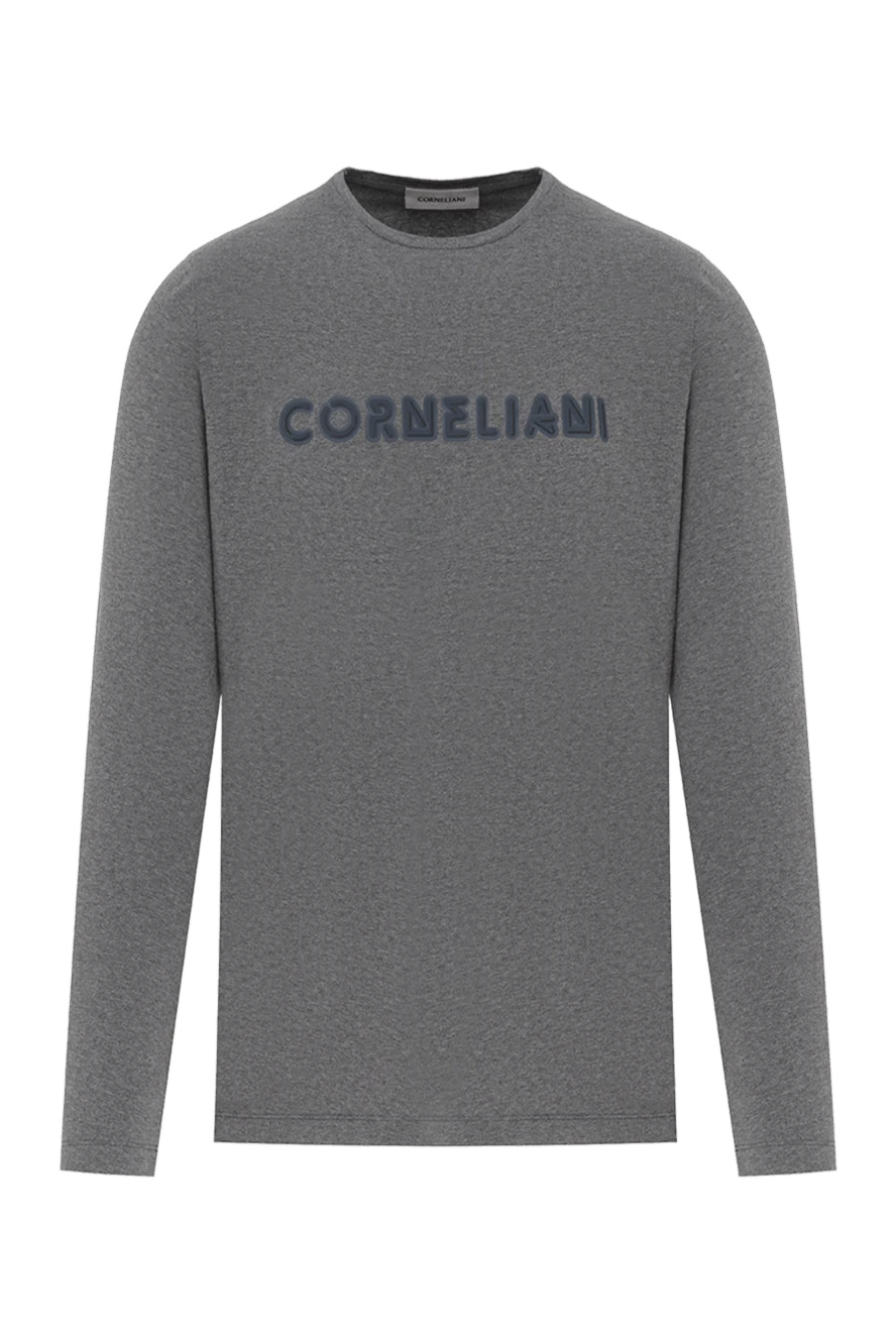 Corneliani gray men's cotton sweatshirt 186628 - photo 1