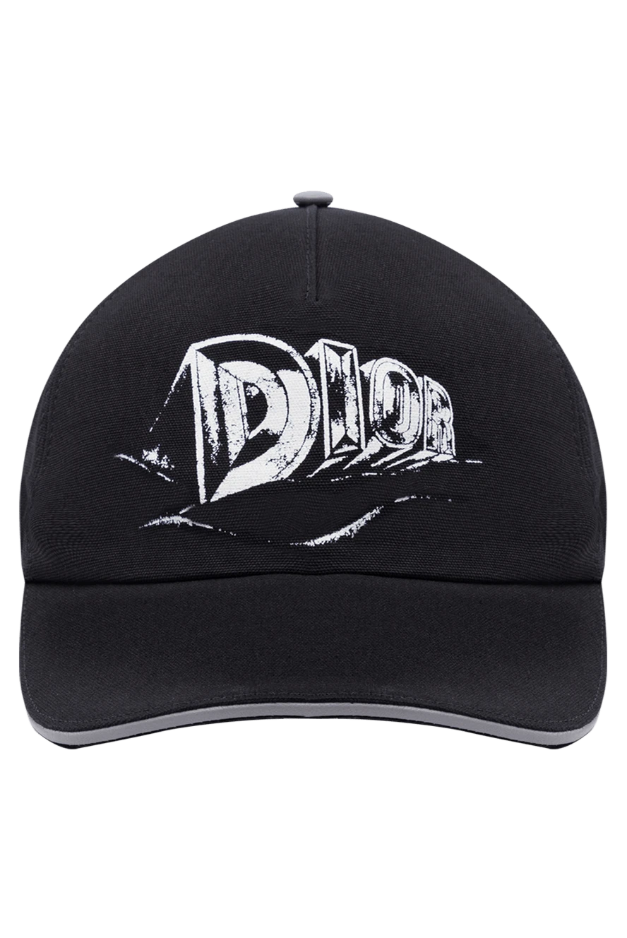 Dior cotton baseball cap with logo print, black, men's 187070 - photo 1