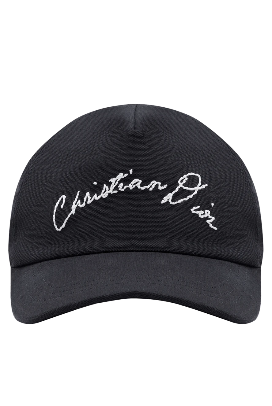 Dior baseball cap with dior homme logo embroidery, black, men's 187072 - photo 1