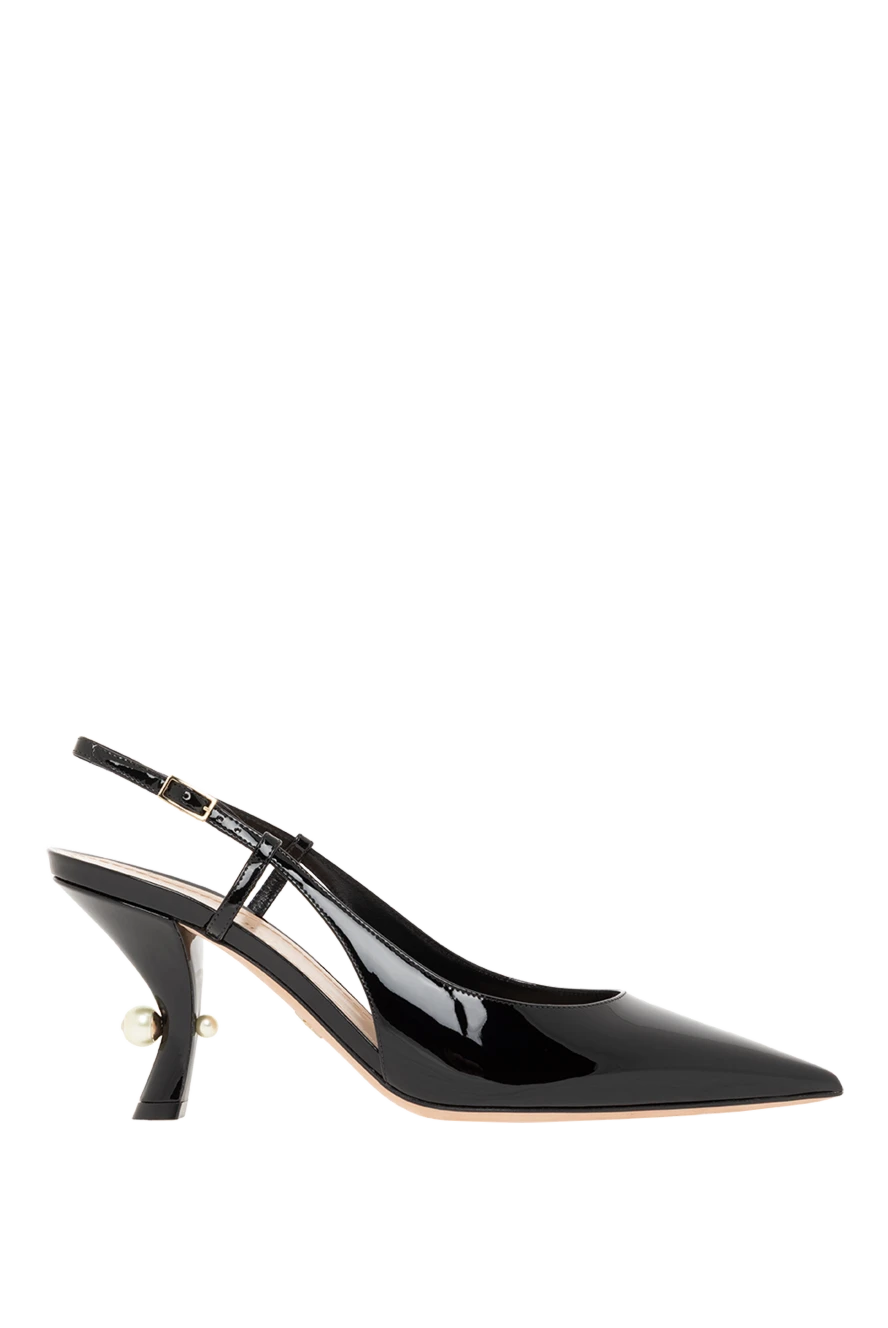 Dior women's shoes tribales slingback black patent 187317 - photo 1