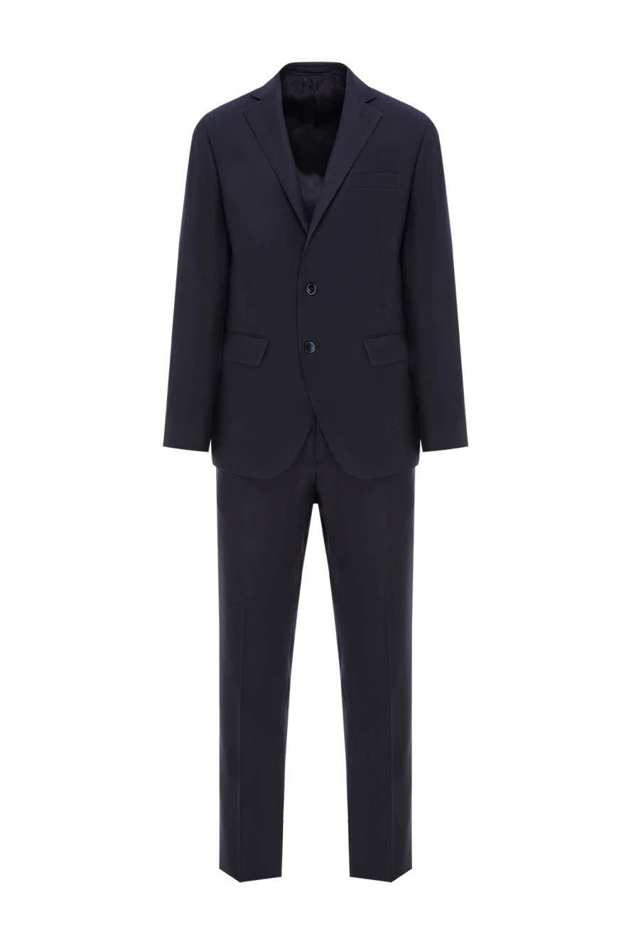 Lubiam men's blue wool suit single breasted 187728 - photo 1