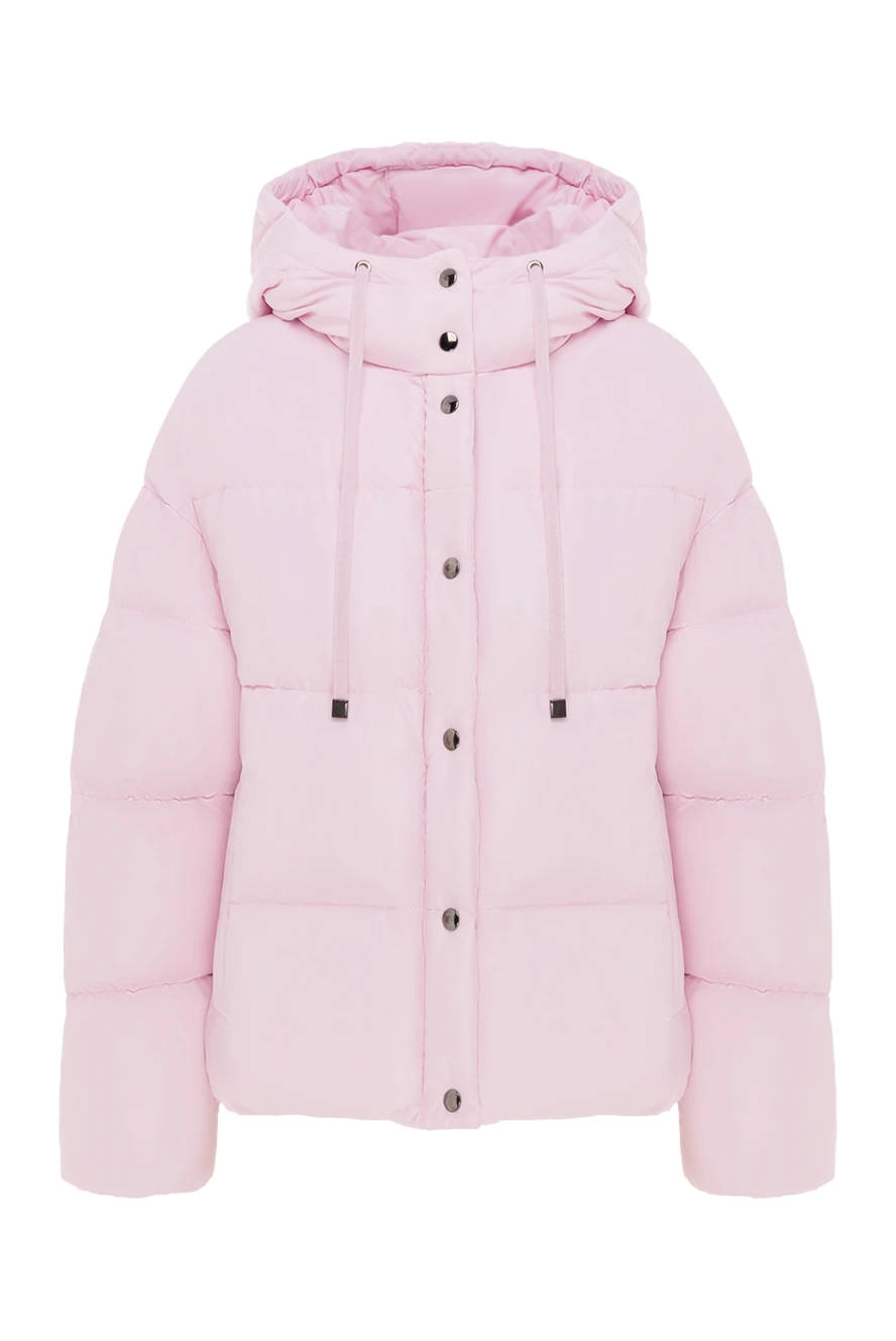 Peserico pink women's jacket with a hood, insulated 188048 - photo 1