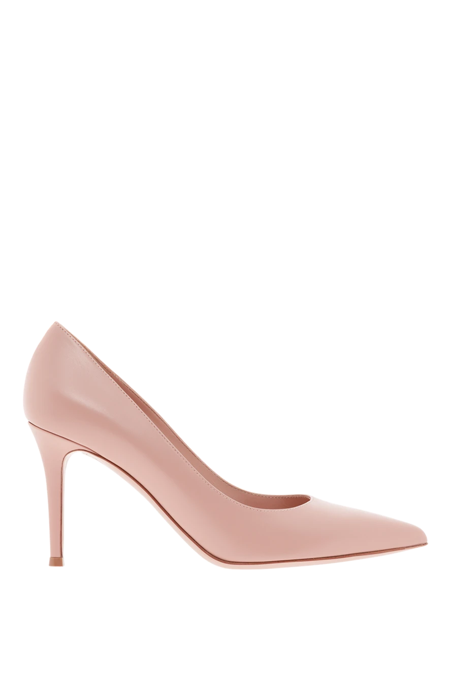 Gianvito Rossi leather heels gianvito 85 beige 188066 - photo 1